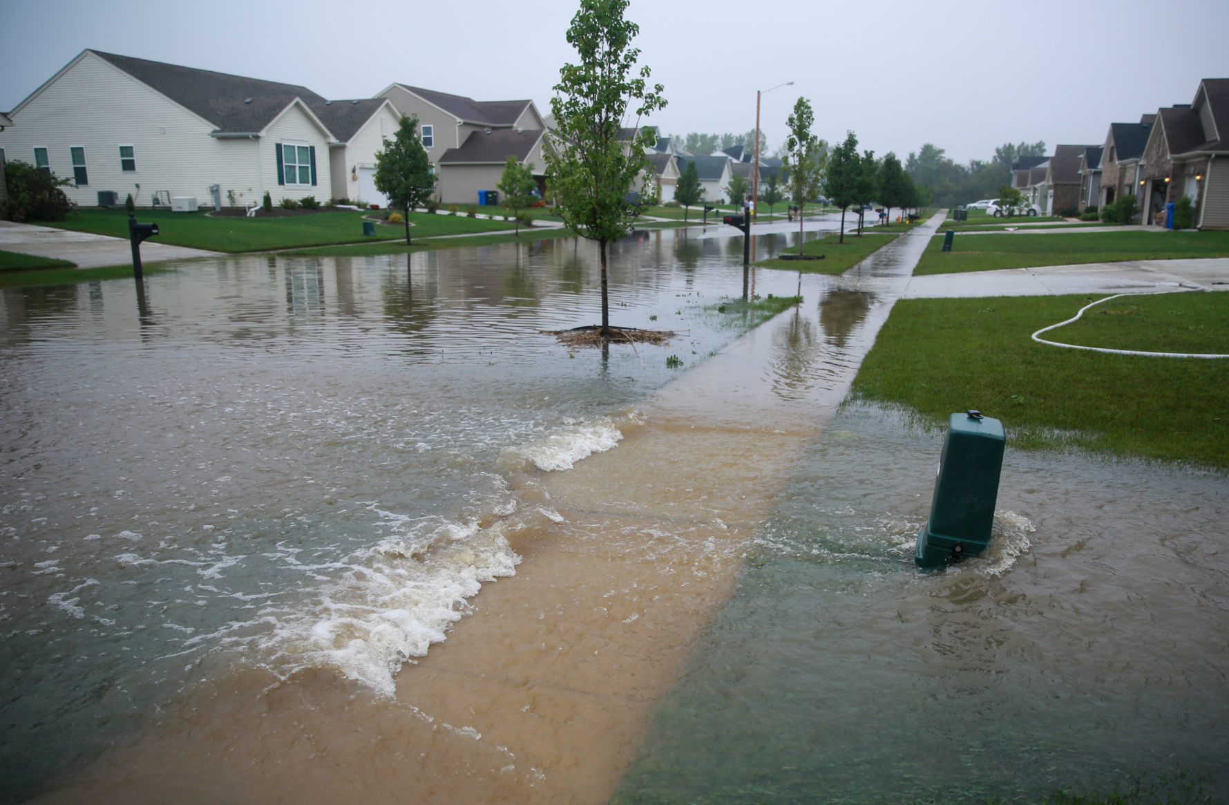 Edgewater subdivision floods